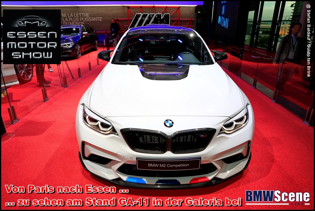 Der M2 Competition mit M Performance Parts am BMW SCENE Stand auf der Essen Motor Show 2018